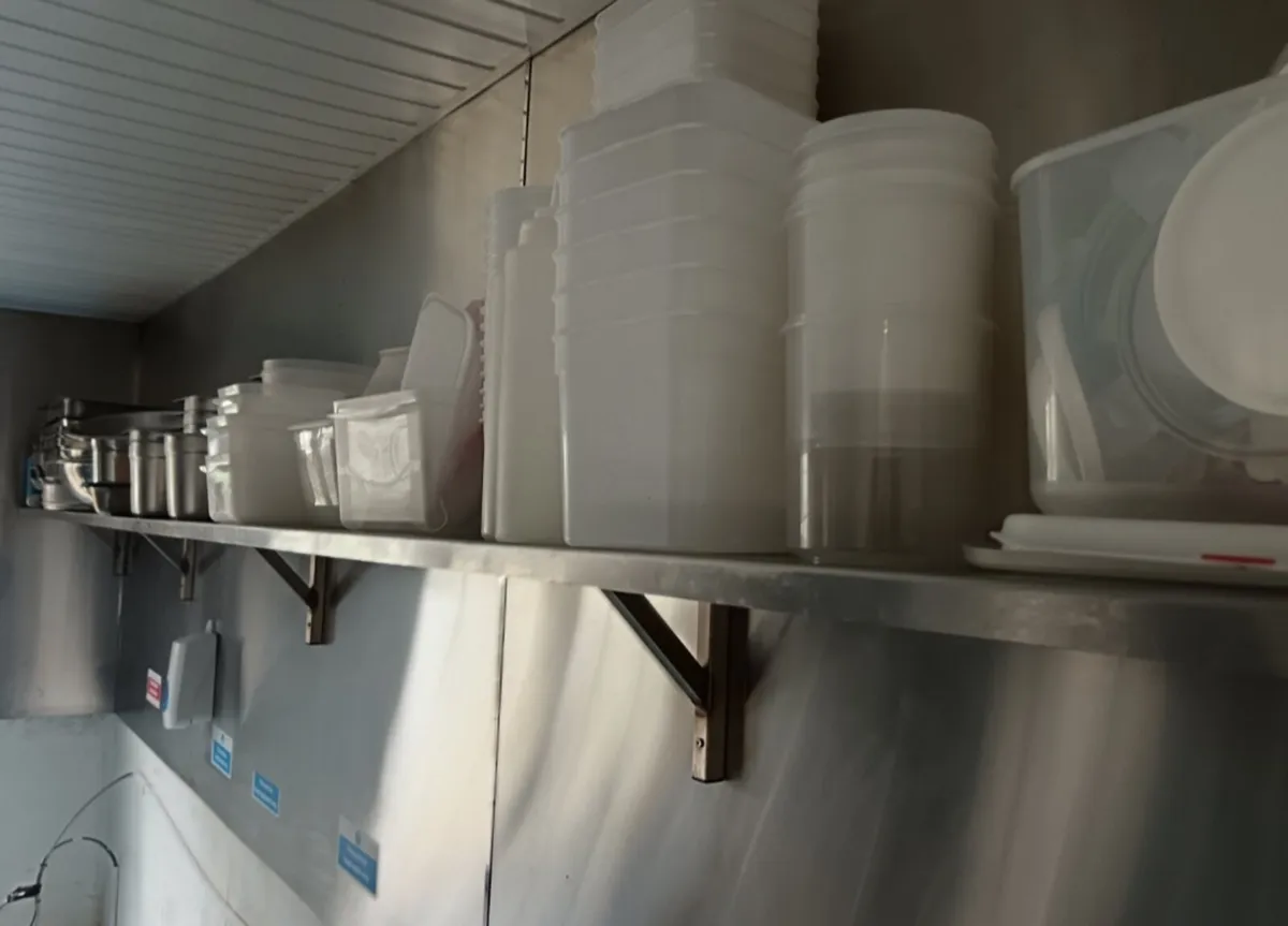 Stainless Steel Shelf 15ft Long - Image 1