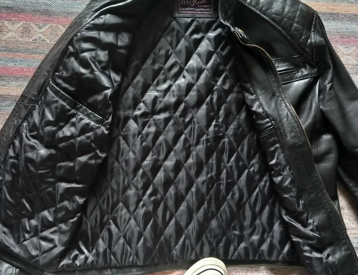 Mens Leather Jacket - Image 3