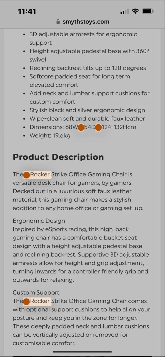 X Rocker Gaming Chair - Image 3