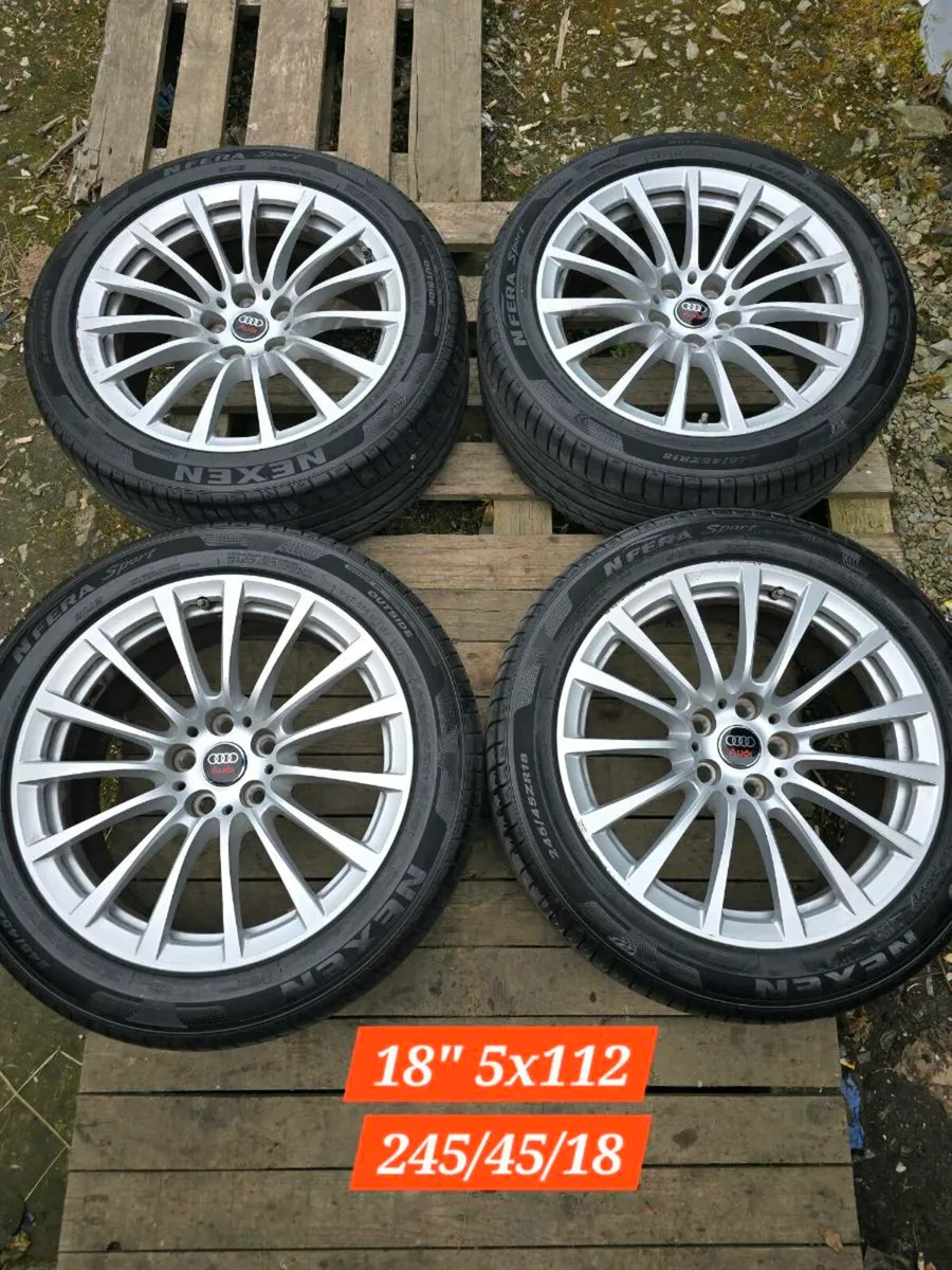Sets of Alloys For Sale 5x112 16" 19" - Image 2