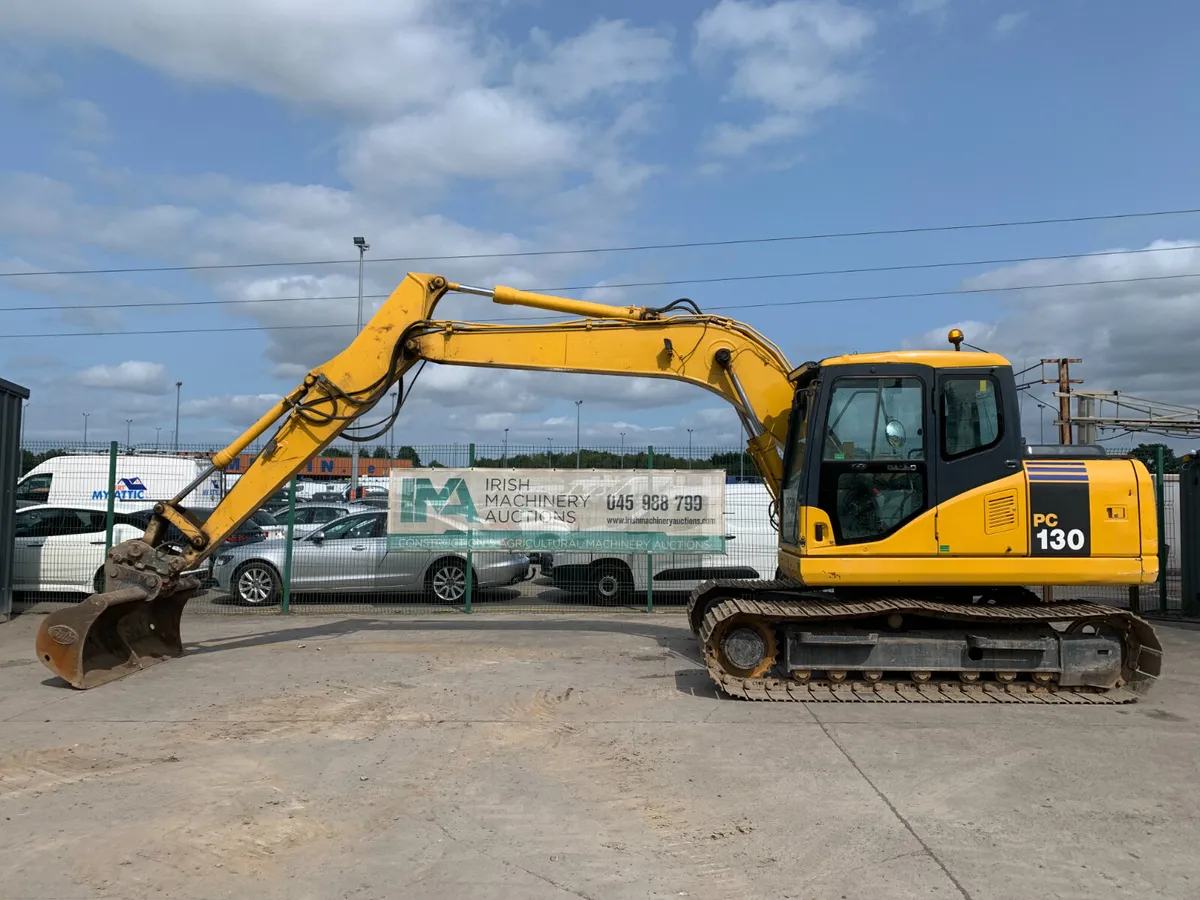 2006 KOMATSU PC130 EXCAVATOR FOR AUCTION - NAAS - Image 3