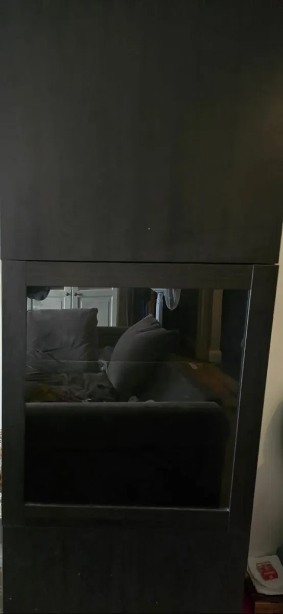 IKEA Shelf Storage combination w glass doors - Image 2