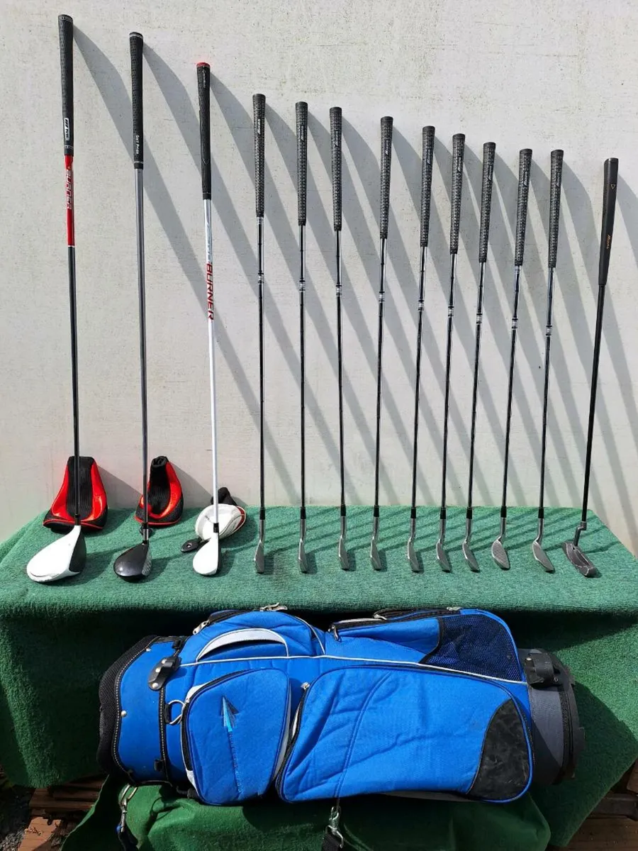 Golf clubs. Full set, bag and trolley - Image 2