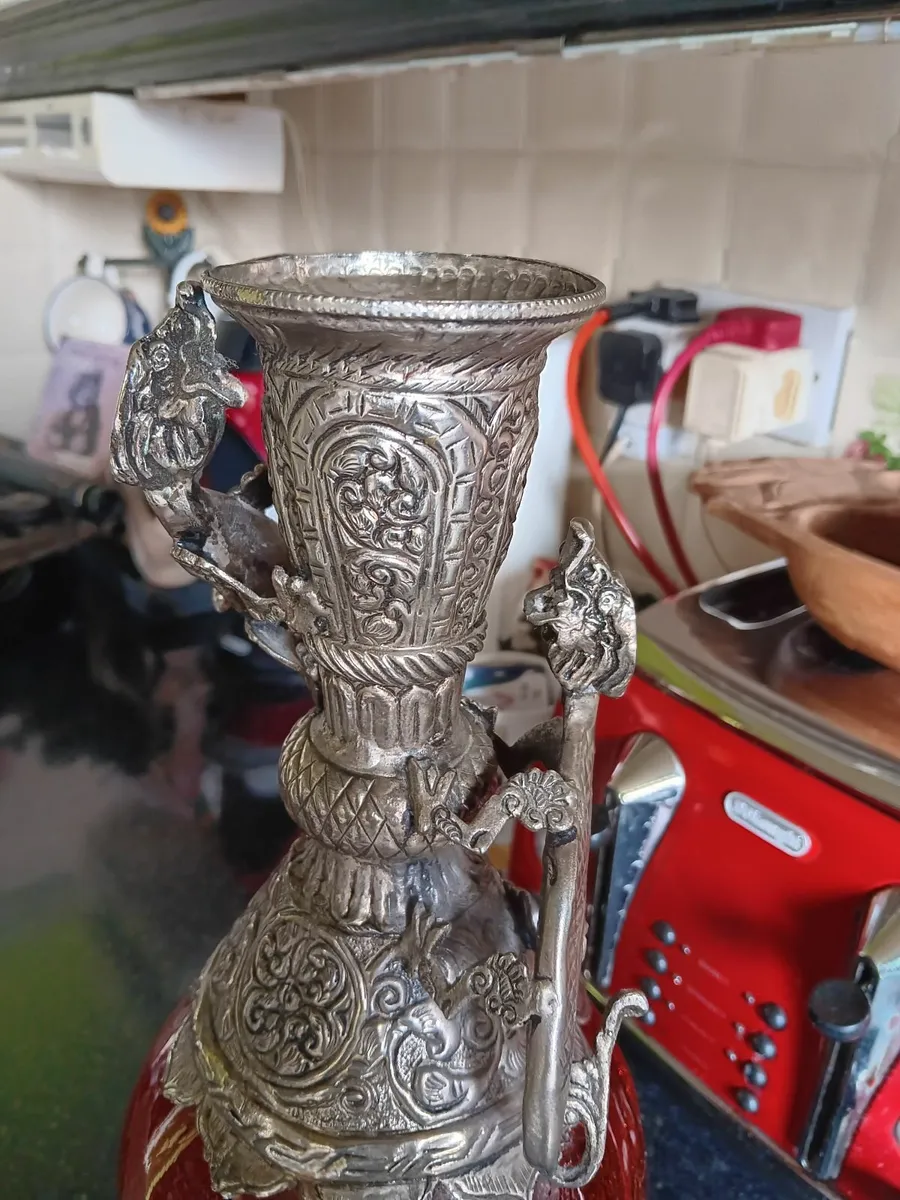 Vintage  indian vase - Image 2
