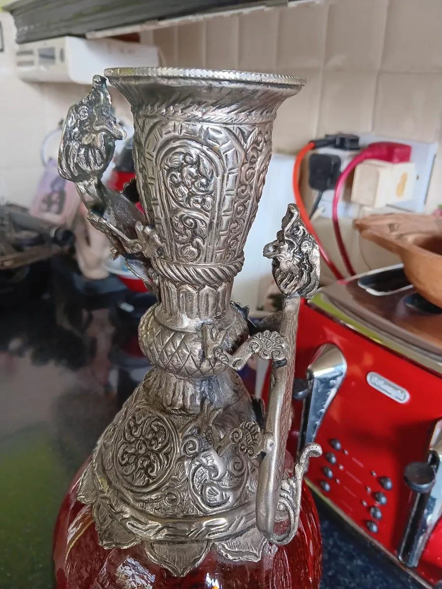 Vintage  indian vase - Image 3