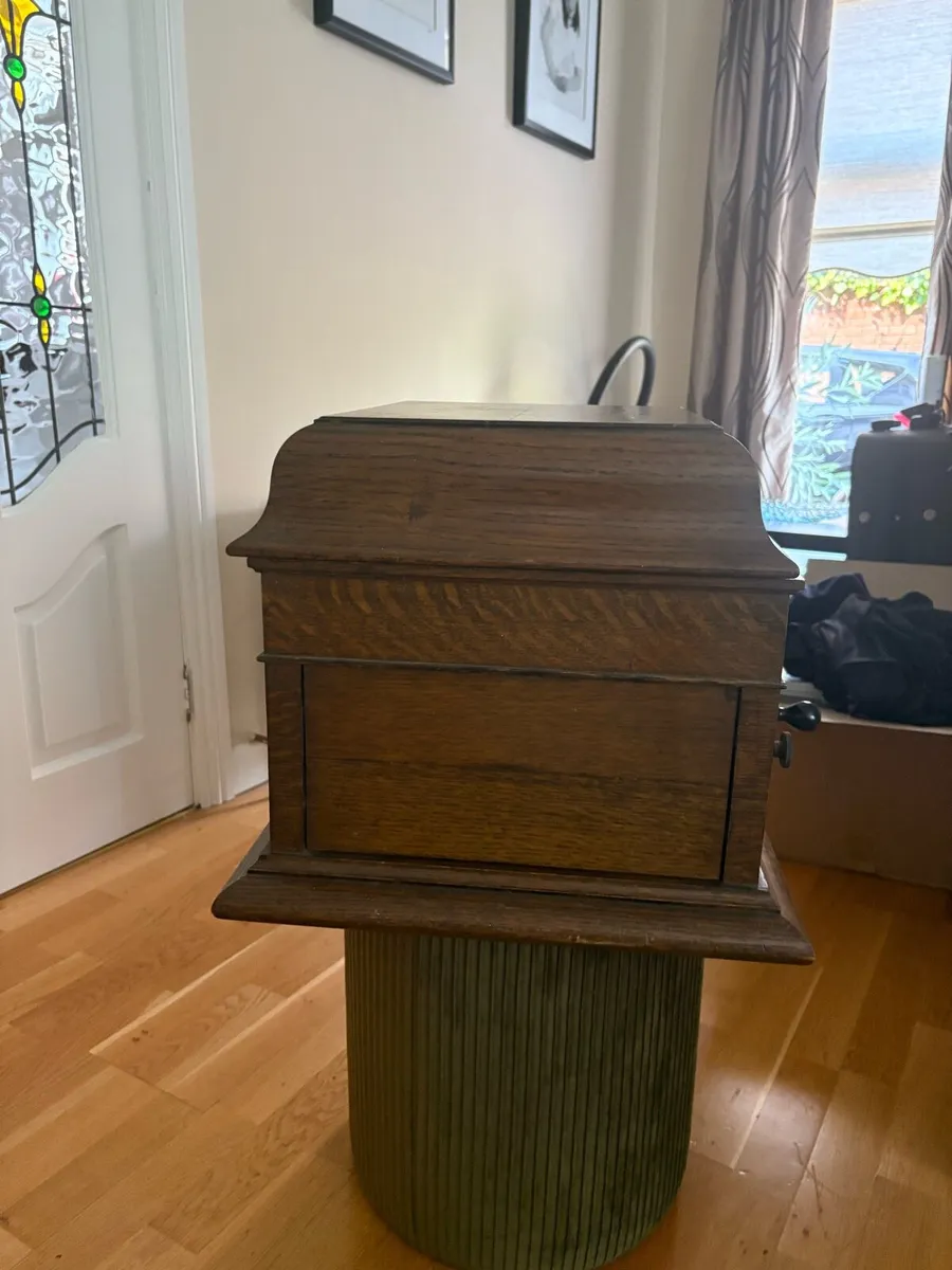 Columbia graphophone with over 50 records - Image 4