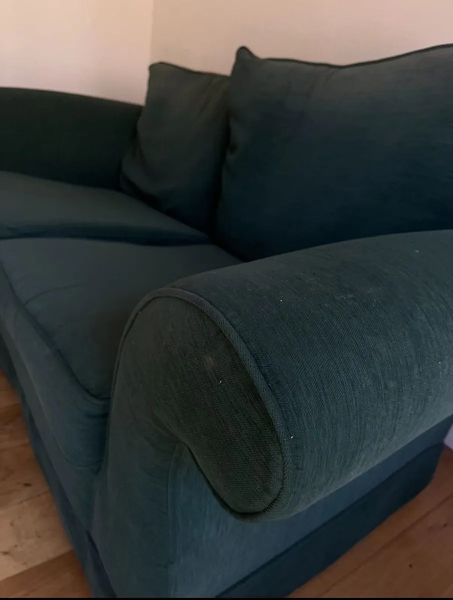Reduced Green couch 2 seater sofa - Image 2