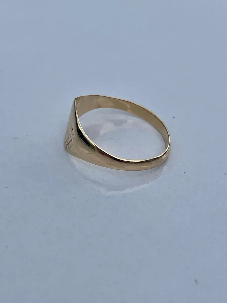 9ct Gold Signet Ring - Image 4