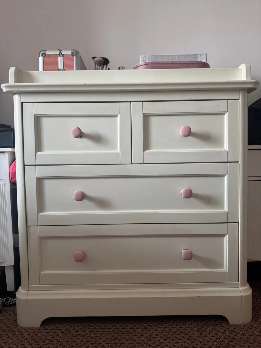 White Bedroom Furniture Set-€100 Very Good Conditi - Image 1