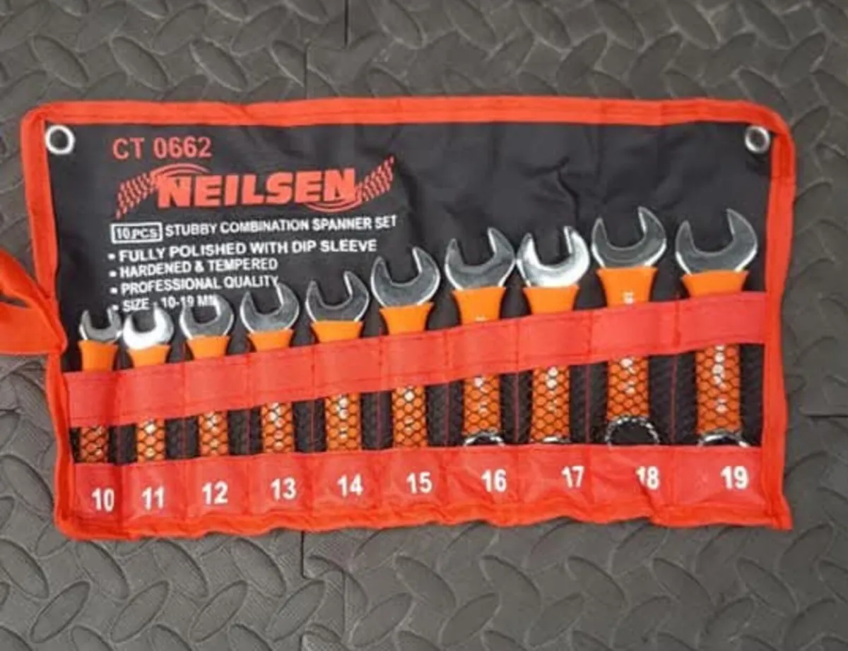 10PC STUBBY SPANNERS - Image 2