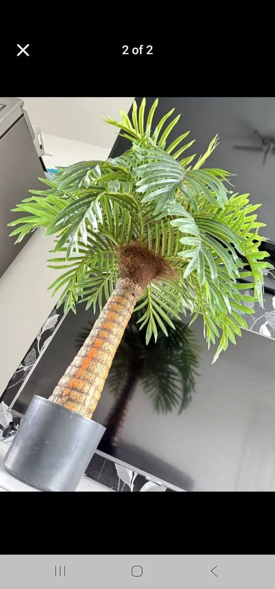 Outsunny artificial palm 🌴 tree decorative plant - Image 2
