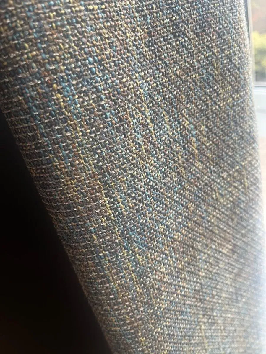 Cacao Teal mix Curtains - Image 2