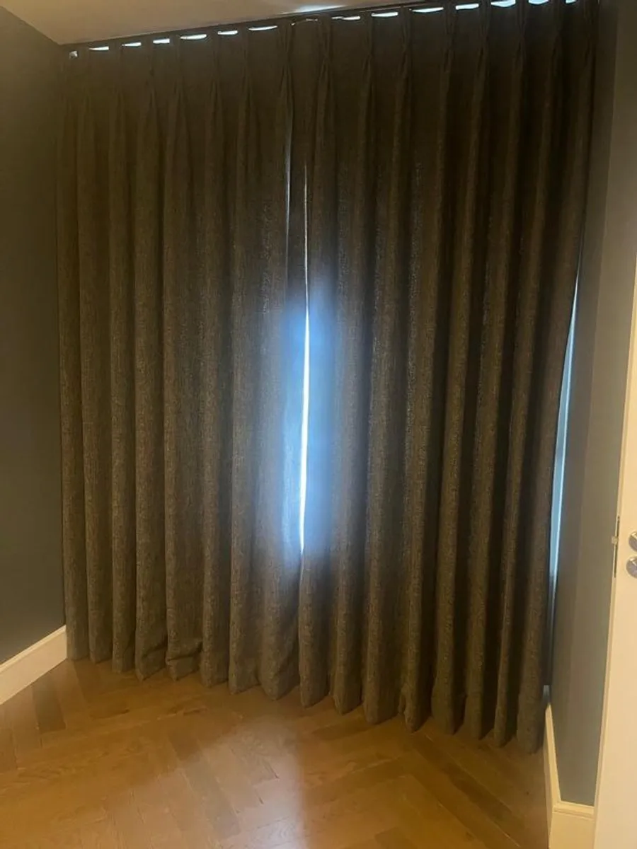 Cacao Teal mix Curtains - Image 4