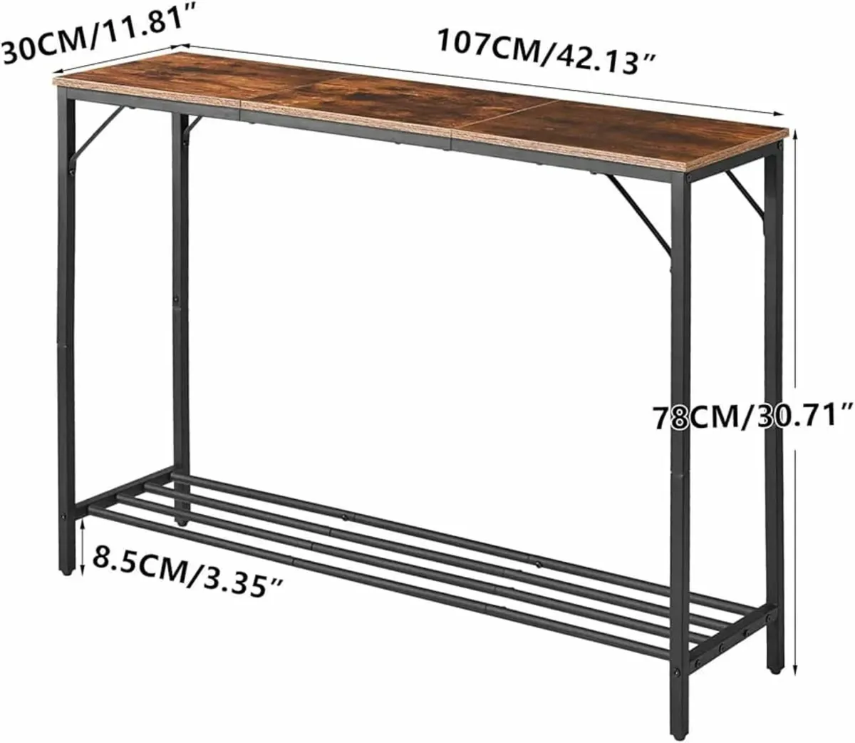 Sofa Table for Small Spaces, Entryway, Living Room - Image 2