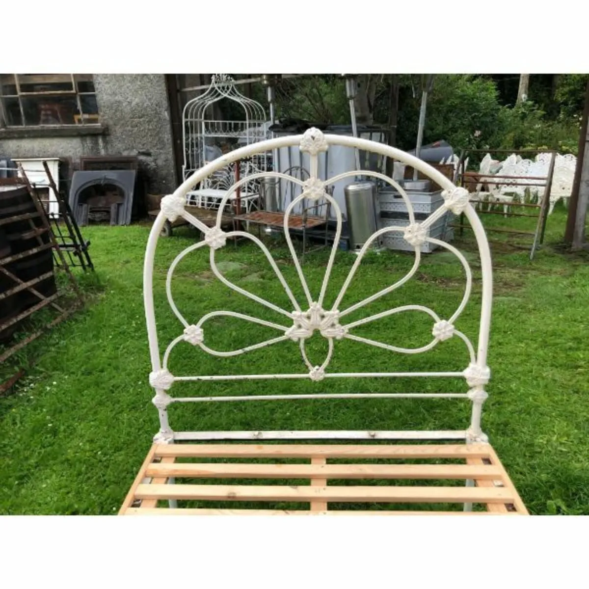 Bed 1 – Large Ornate Single Bed – KAS459 - Image 2