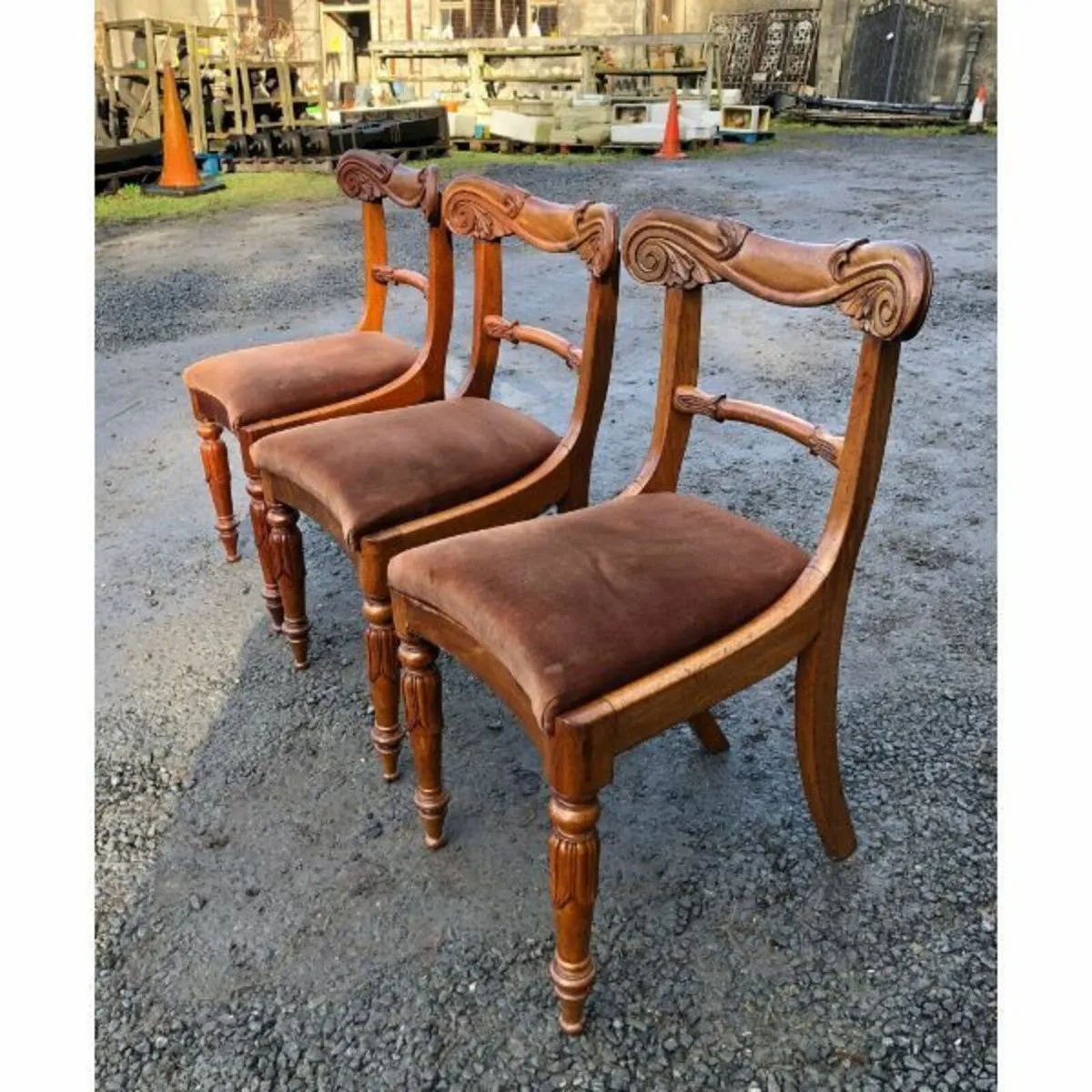 Chairs – Brown Suede – KAS100 - Image 2