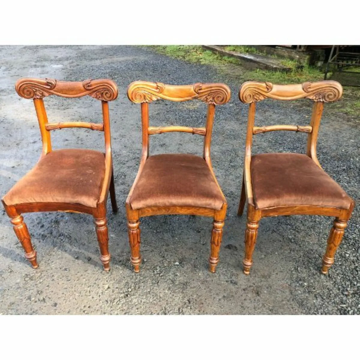 Chairs – Brown Suede – KAS100 - Image 3