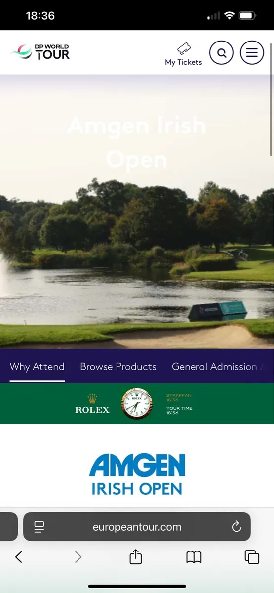 AMGEN IRISH OPEN - SUNDAY - Image 1