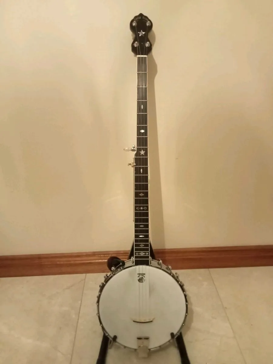 Gold Tone Long Neck 5 String Banjo. - Image 1
