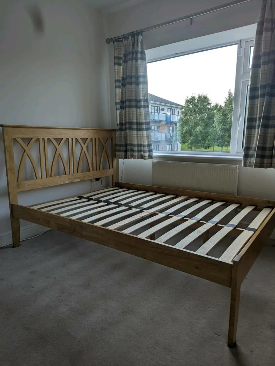 5ft Bed frame and mattress - Image 1
