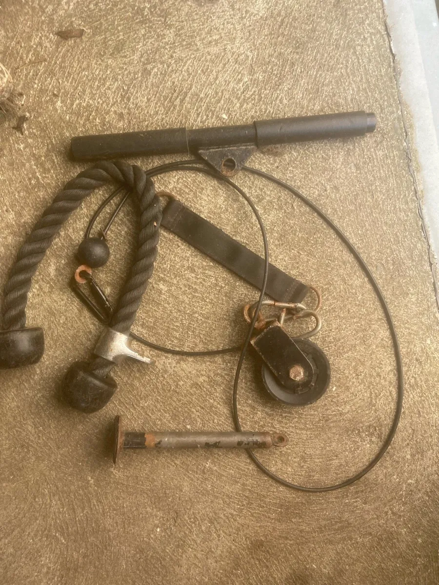 Olympic weight plates and adjustable bench - Image 3