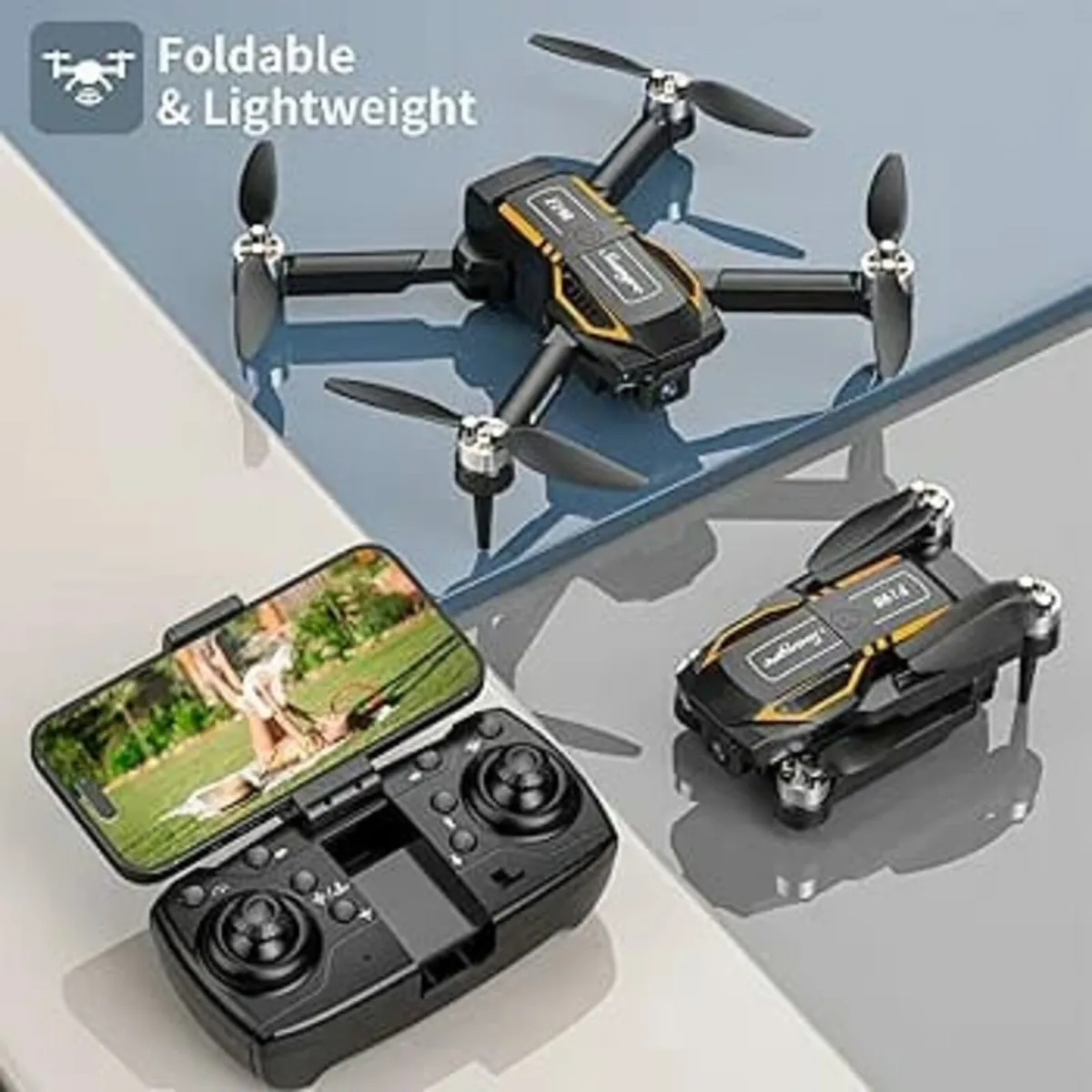 F198 Drone with Camera 720P HD, 90° Adjustable Len - Image 3