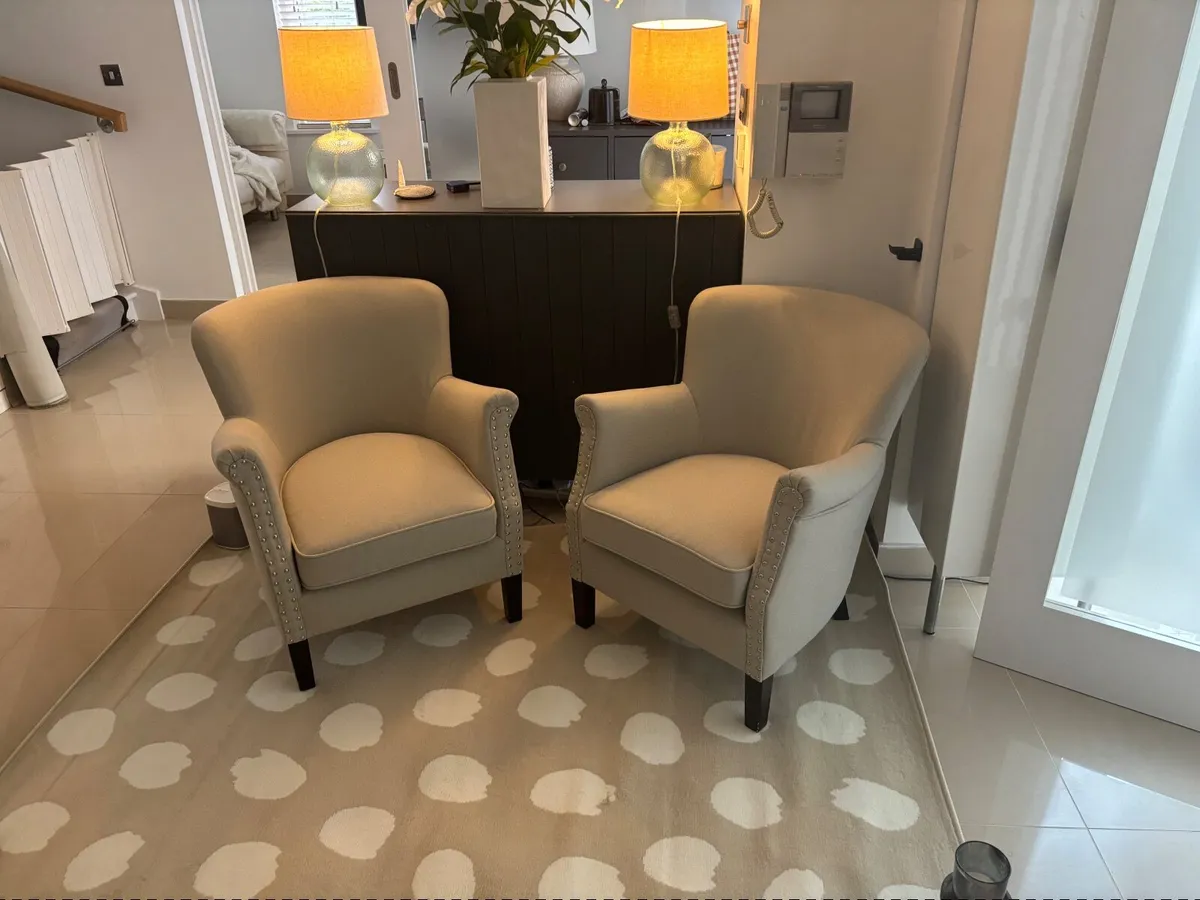 2 x Tub Chairs for sale - Image 1
