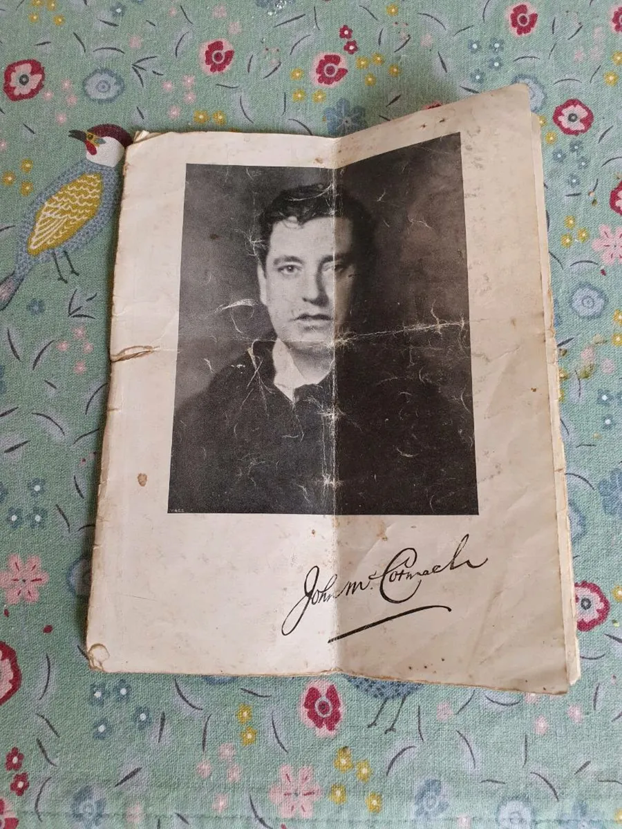 John mccormack farewell recital programme 1938 - Image 1