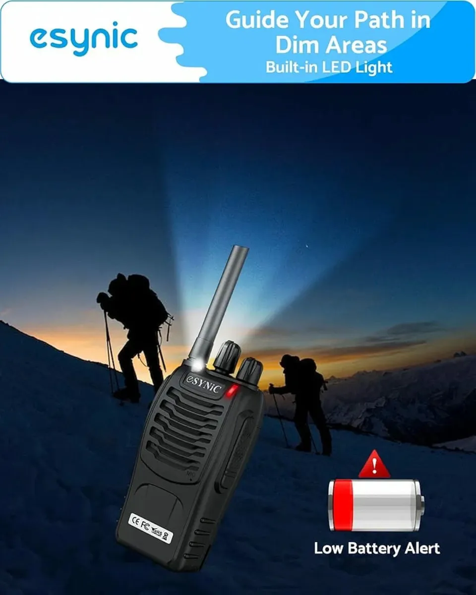 8Pack Professional Walkie Talkies for Adults Recha - Image 4