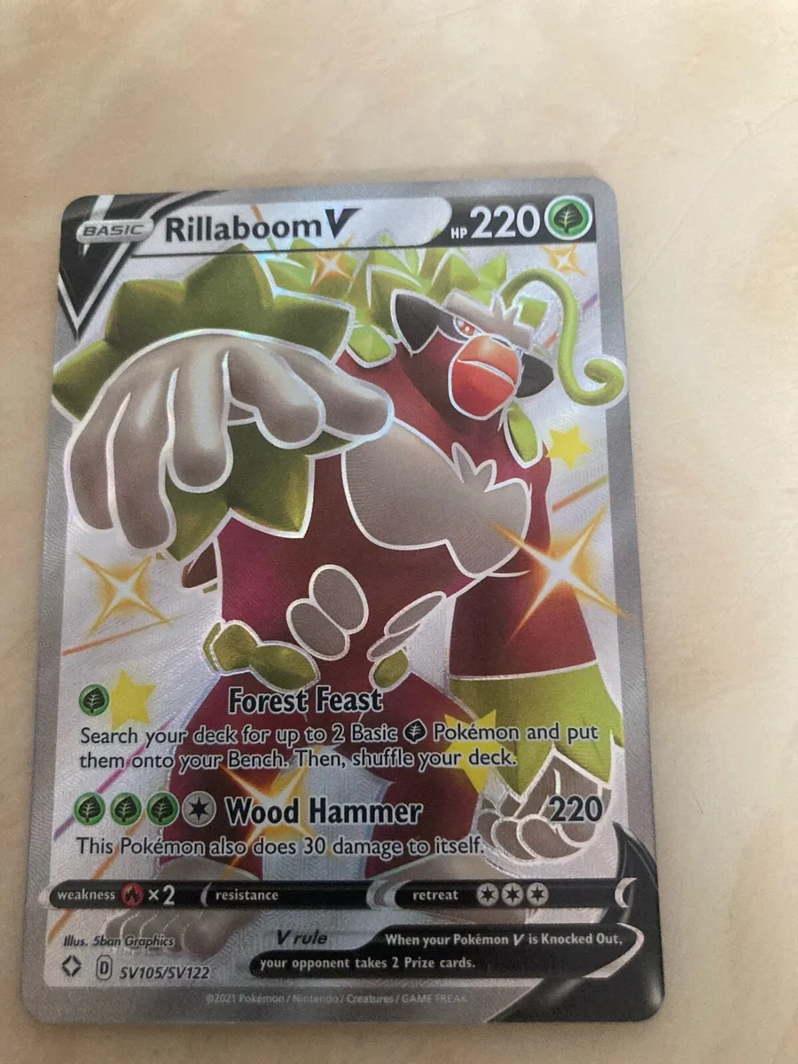 Rillaboom shiny fates V Pokemon - Image 4
