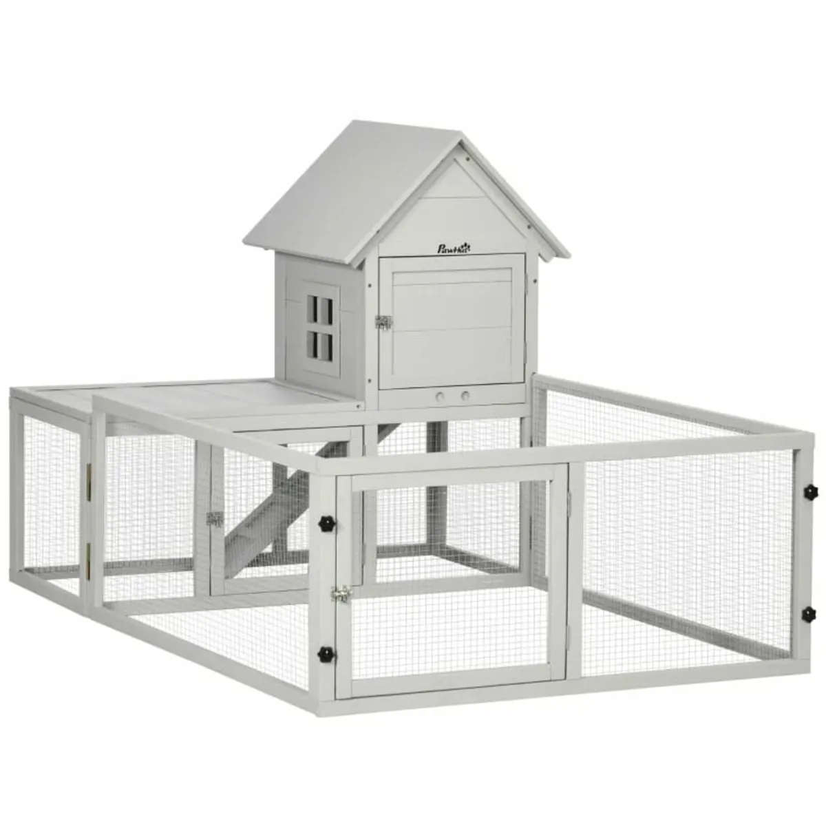 Indoor Rabbit Hutch, Guinea Pig Cage, with Slide-O - Image 3
