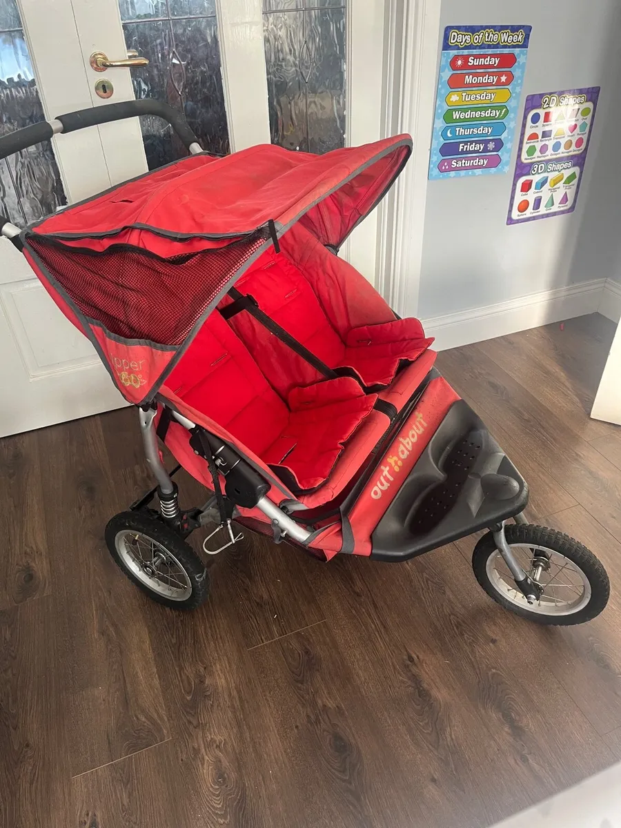 Out and About Double buggy - Image 3