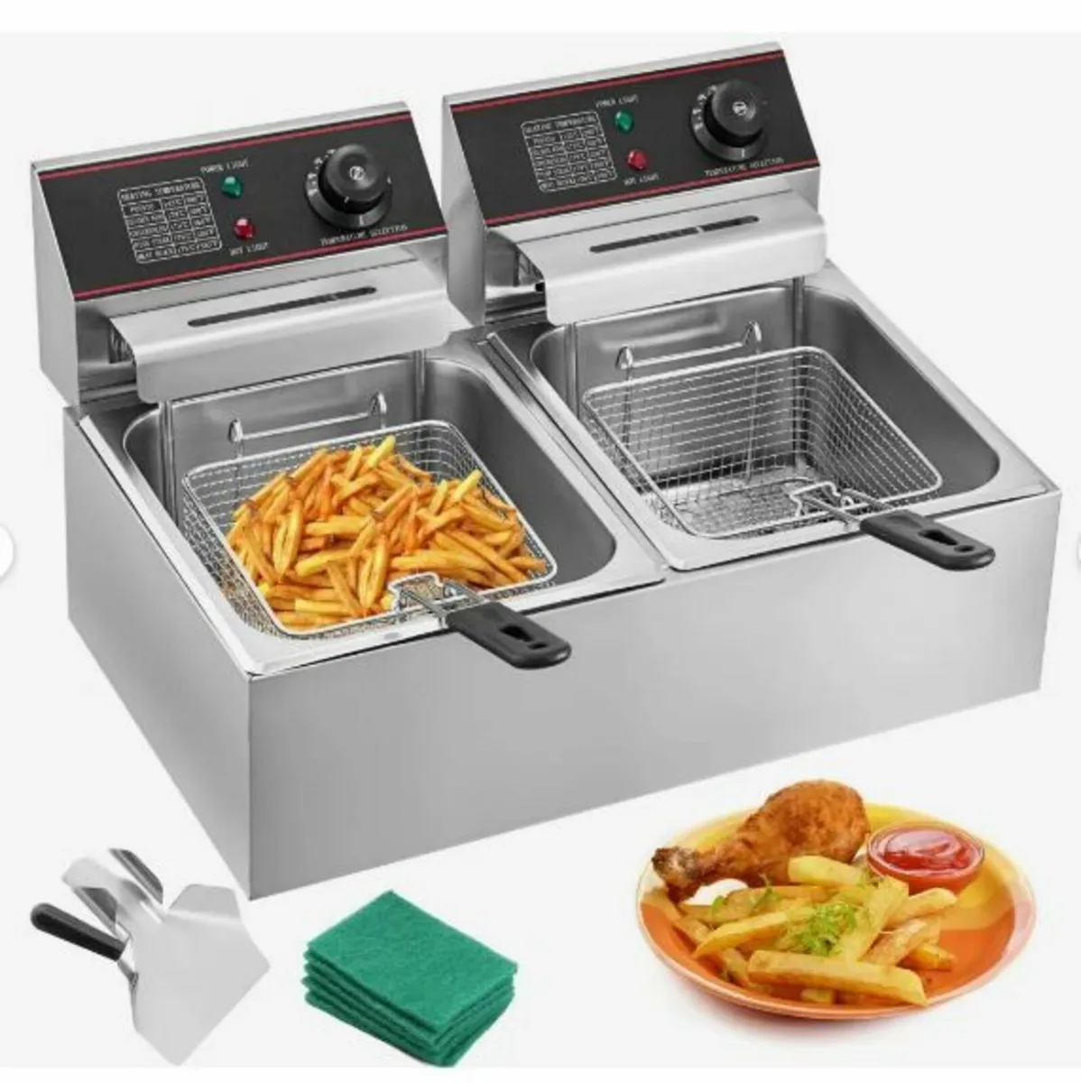 Commercial Deep Fryer 12L Electric Fryer 5000W - Image 1