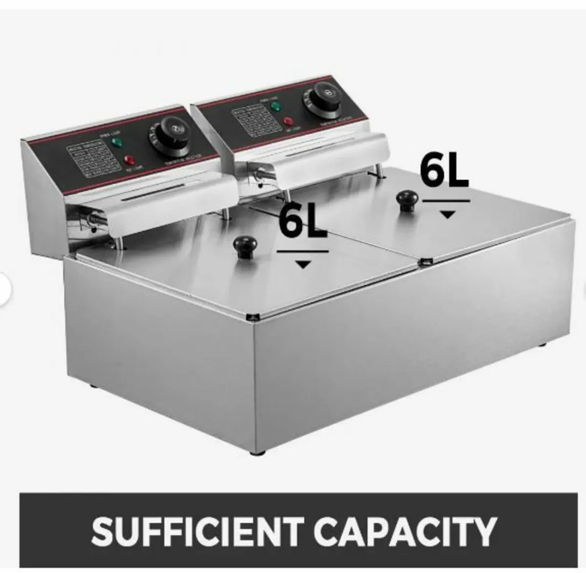 Commercial Deep Fryer 12L Electric Fryer 5000W - Image 2