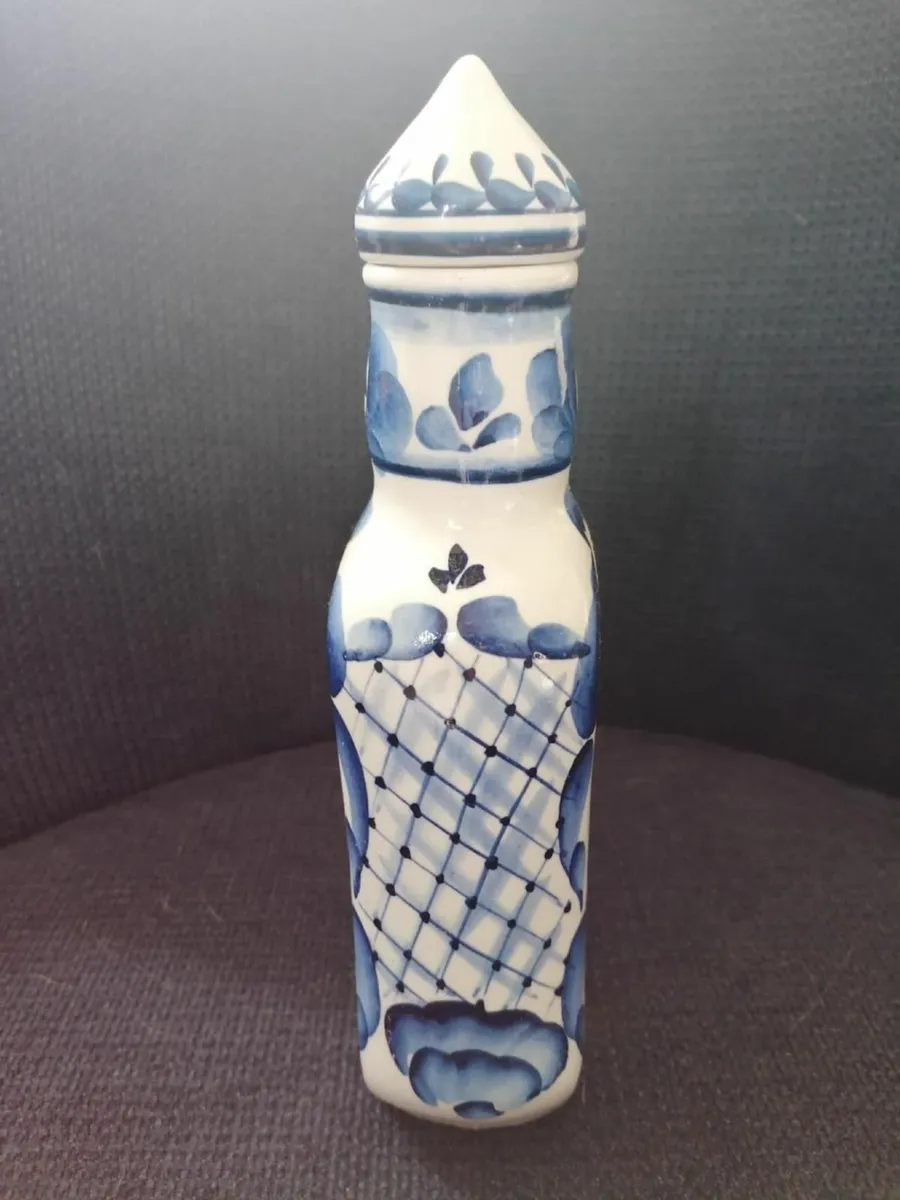 GZHEL Folk Art Decanter - Image 3