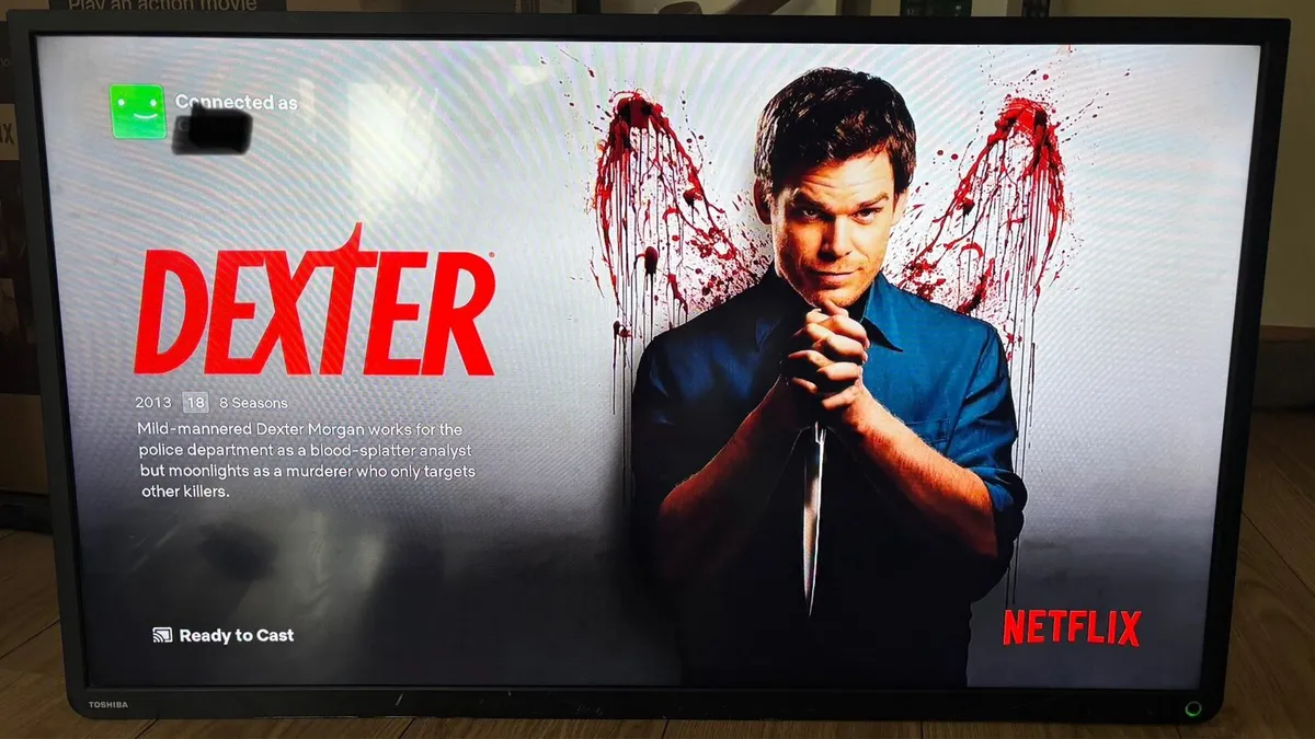 40” Toshiba TV with Google chromecast - Image 1