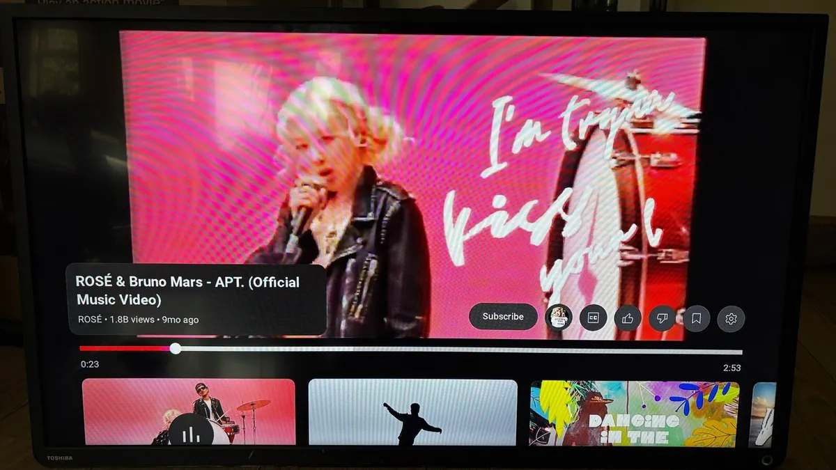 40” Toshiba TV with Google chromecast - Image 2