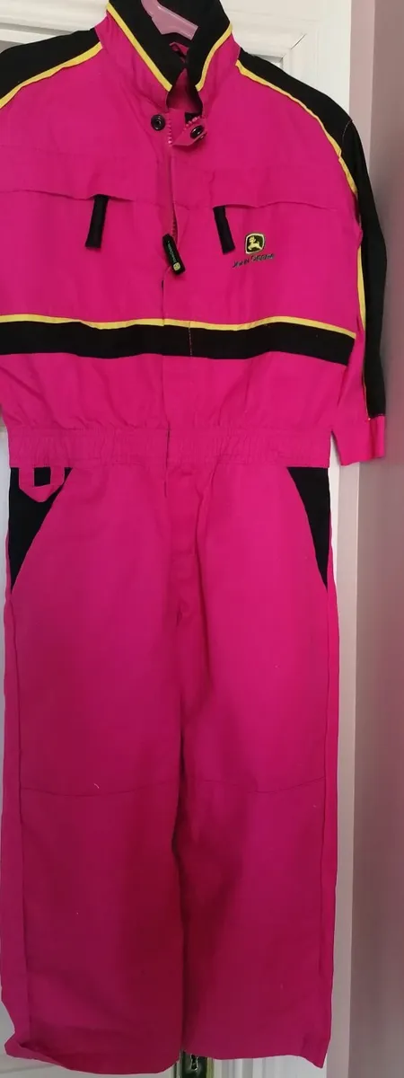 Pink John Deere Overalls - Image 2