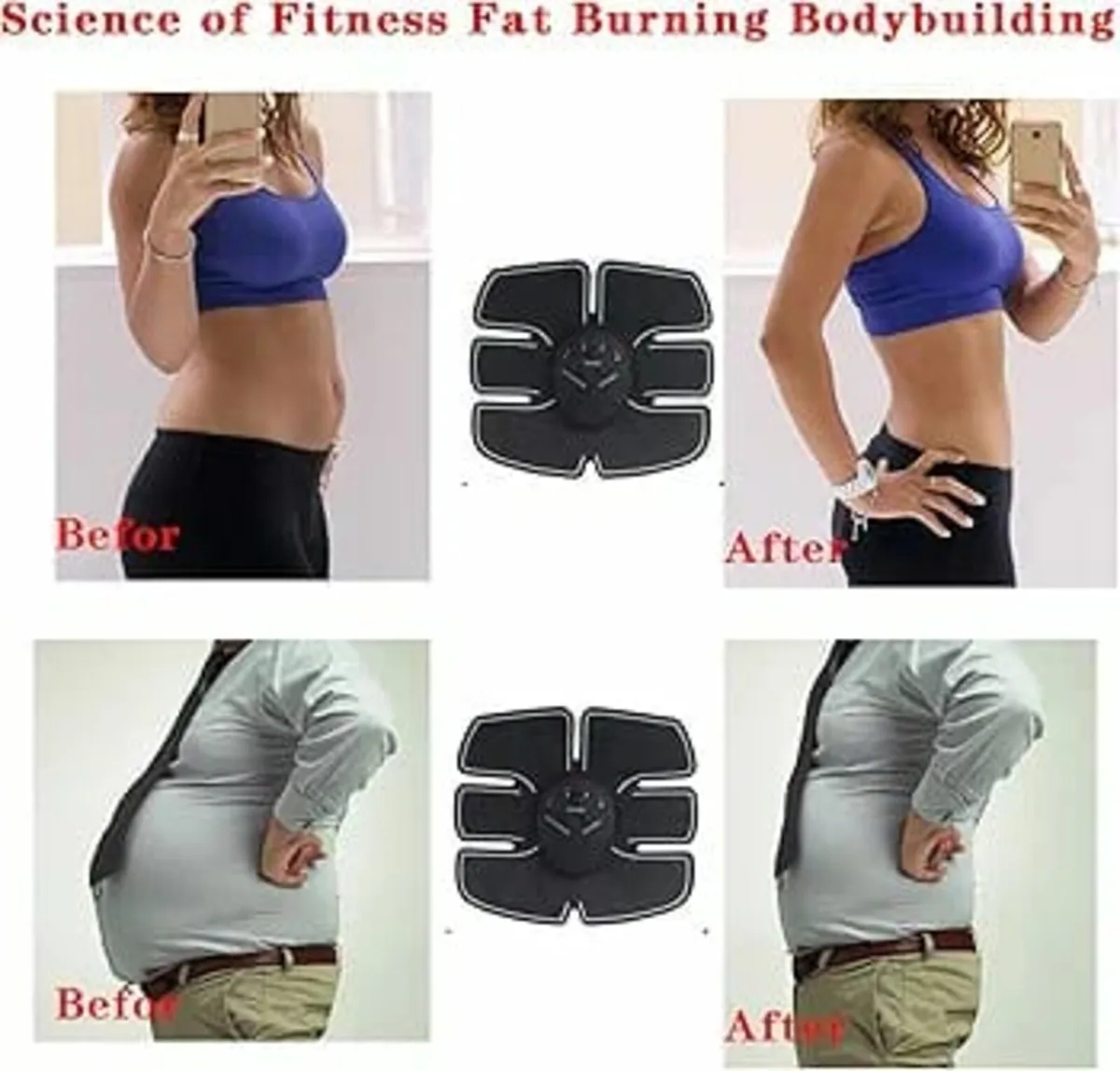 5 Pcs EMS Muscle Stimulator, Abs Trainer Hips Trai - Image 2