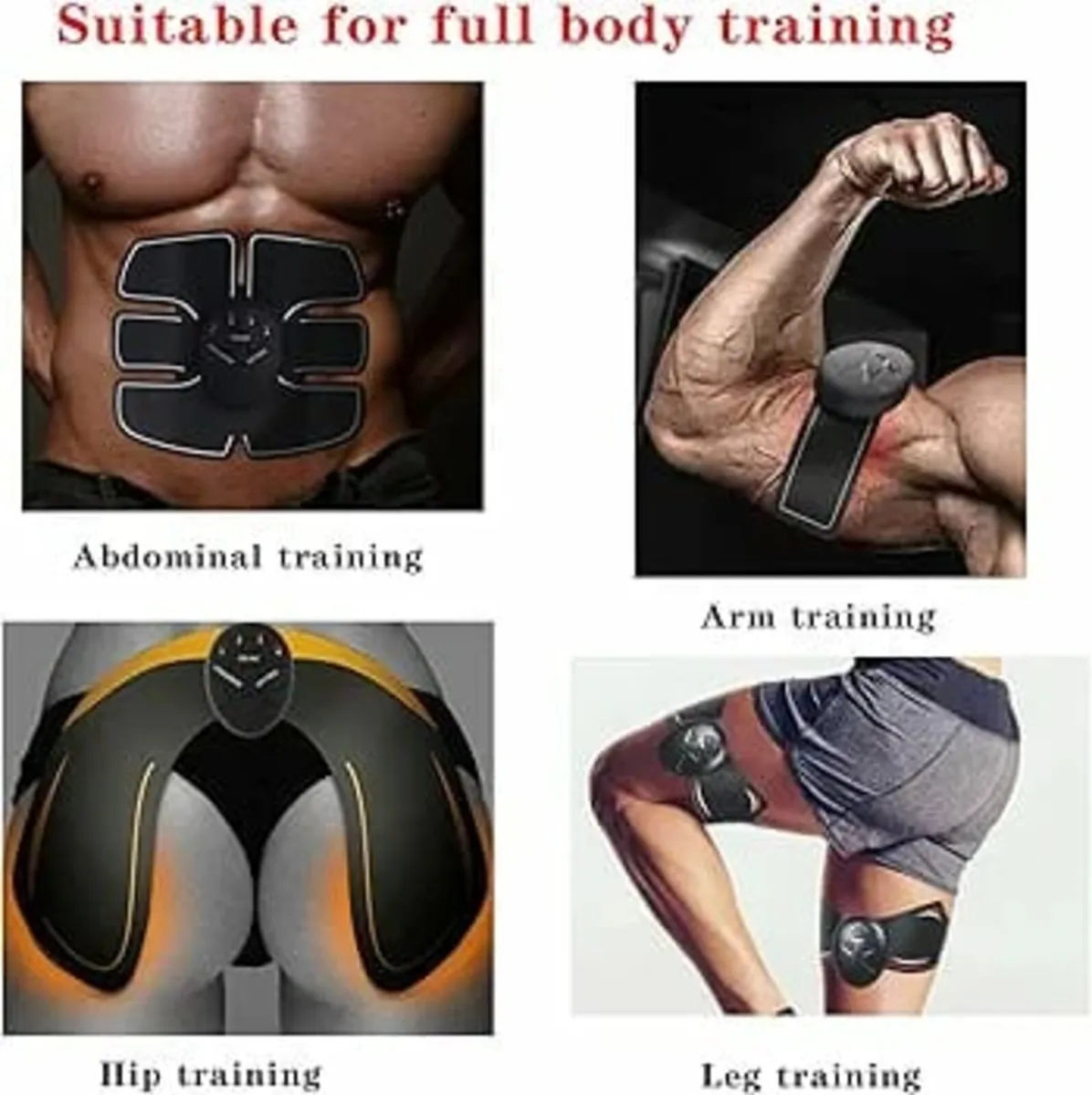 5 Pcs EMS Muscle Stimulator, Abs Trainer Hips Trai - Image 3