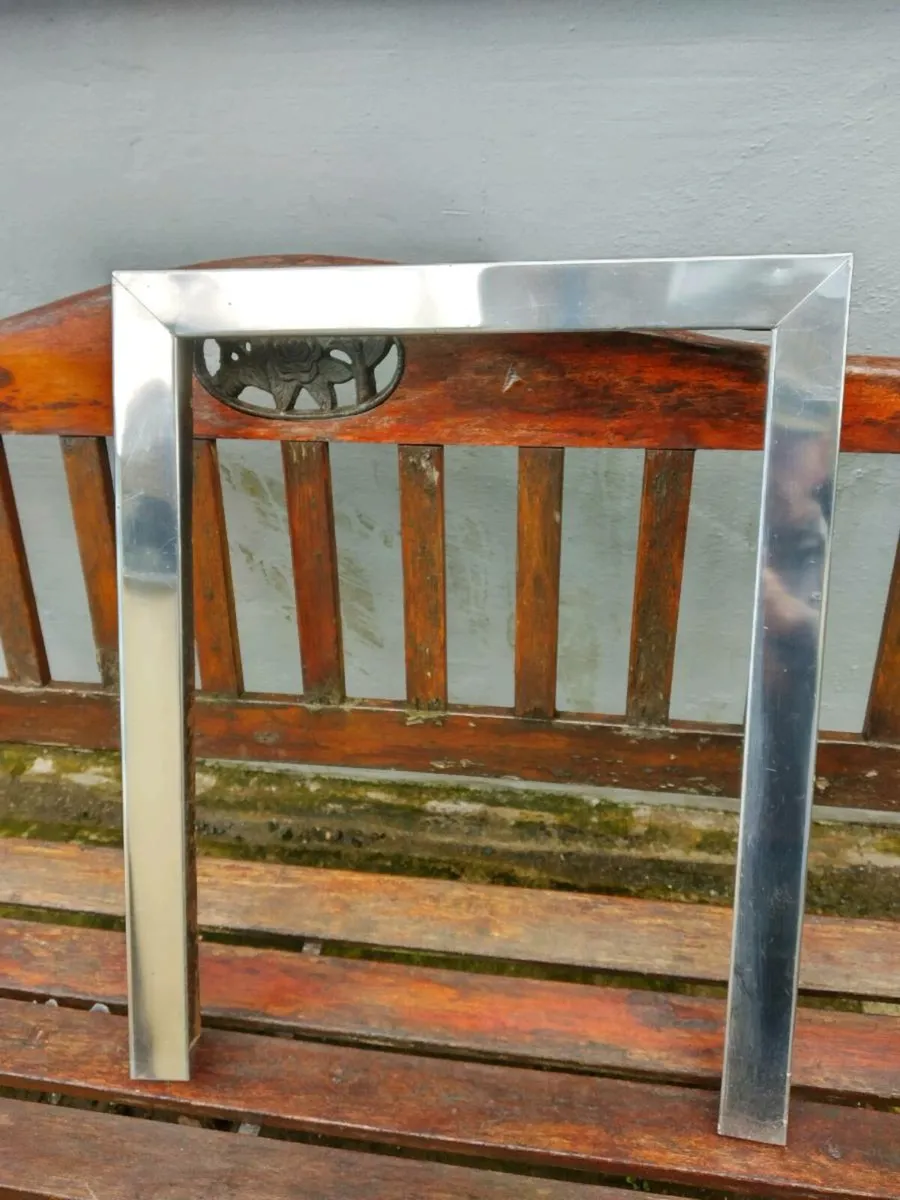 Vintage 1" Chrome finish fire trim