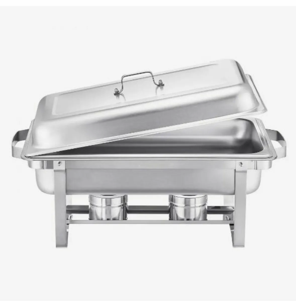 8 Qt 4 Pack Rectangle Chafing Dish Buffet Set - Image 2