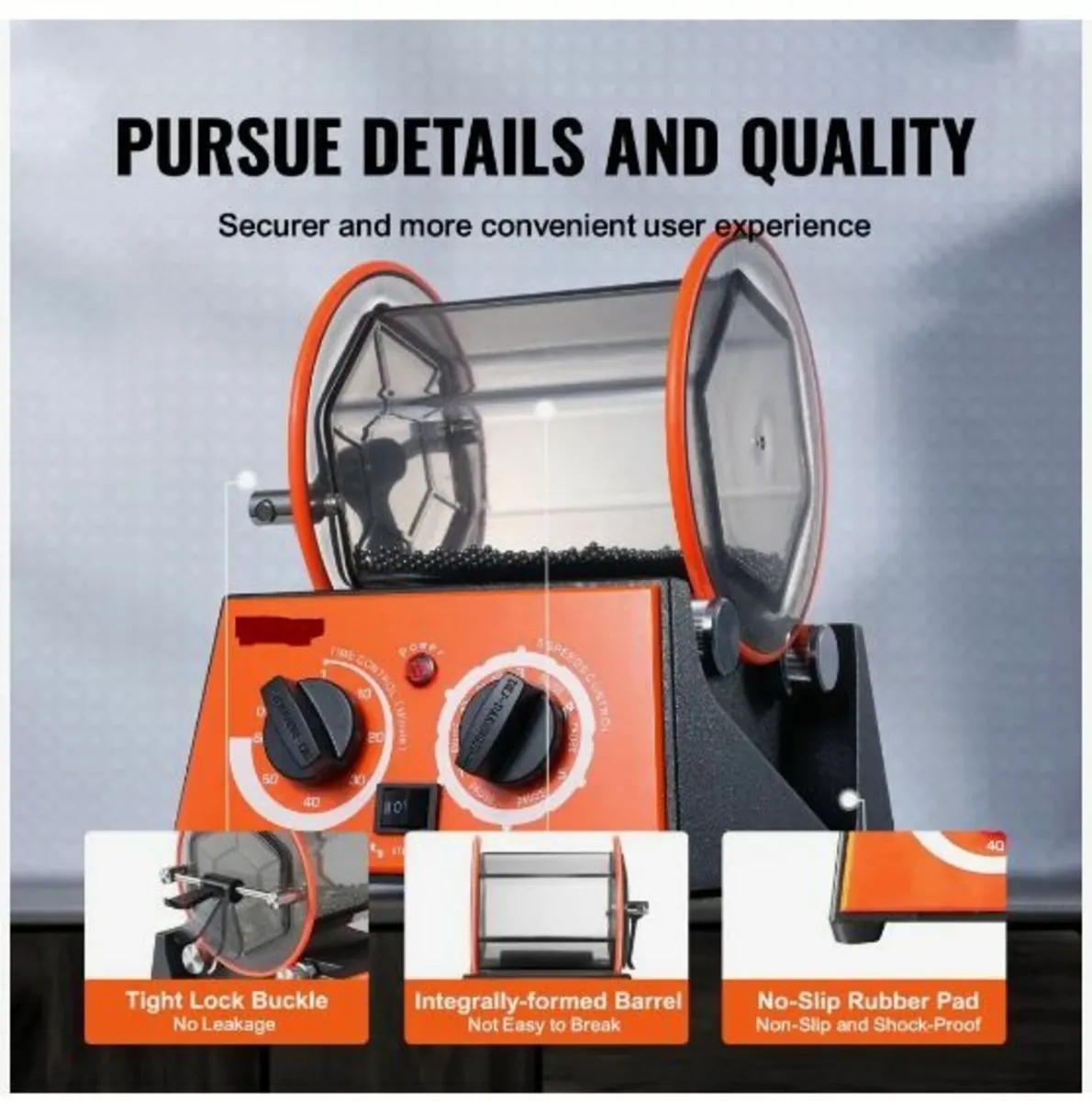 3kg Rotary Tumbler Surface Polisher Jewelry - Image 3
