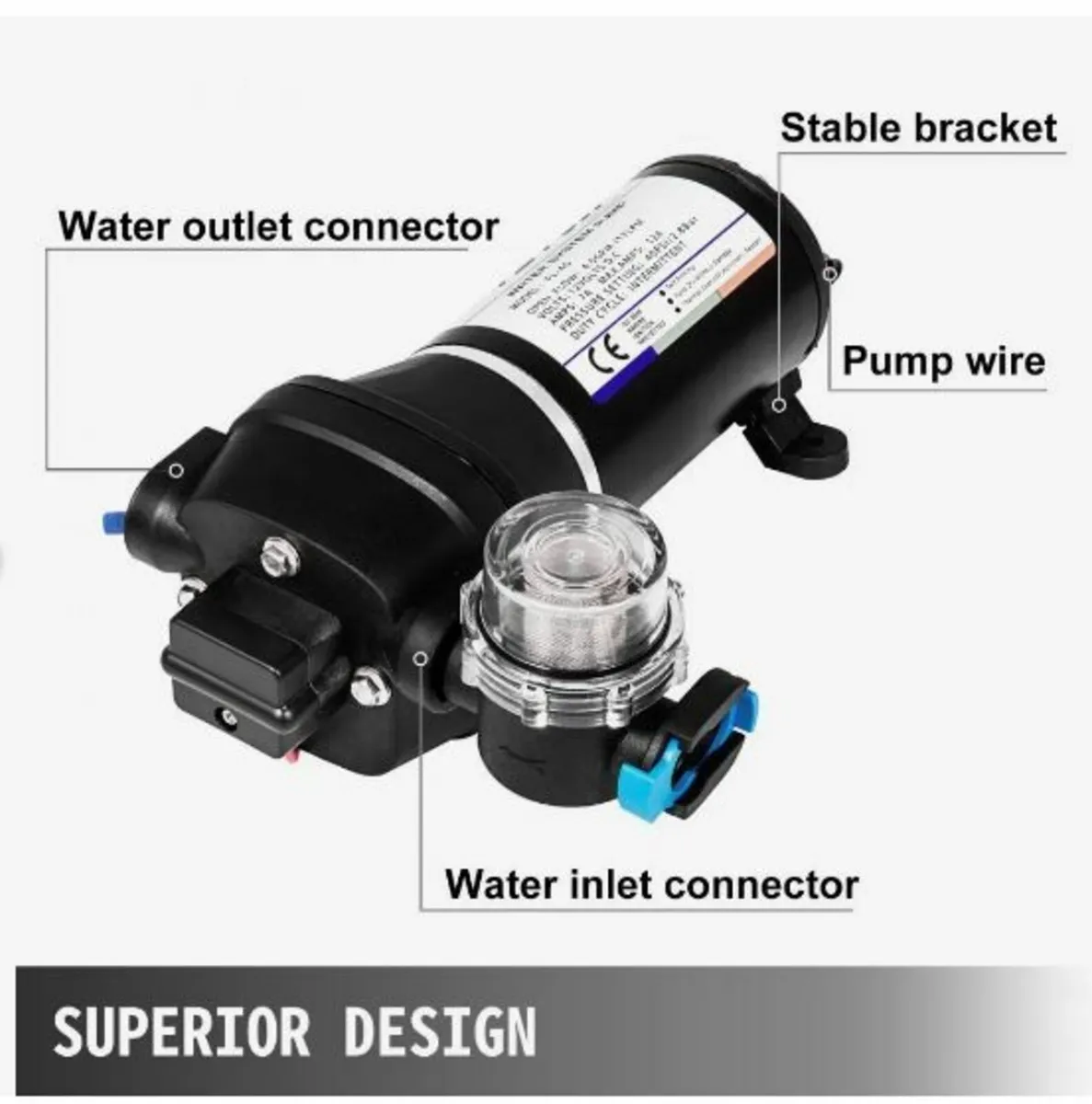 Water Pressure Diaphragm Pump - Image 2