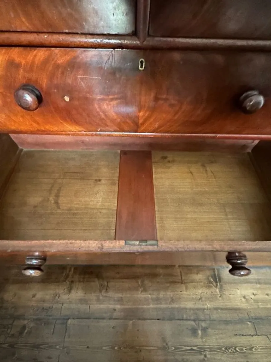 Antique Mahogany Solid Wood Drawers - Image 4