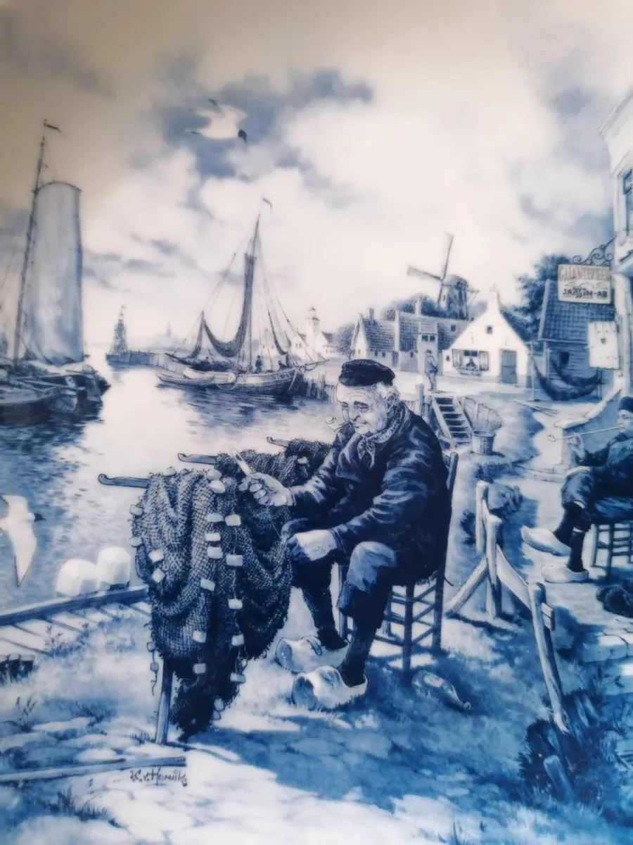 Vintage Ter Steege BV Delft-Blauw Plate - Image 3