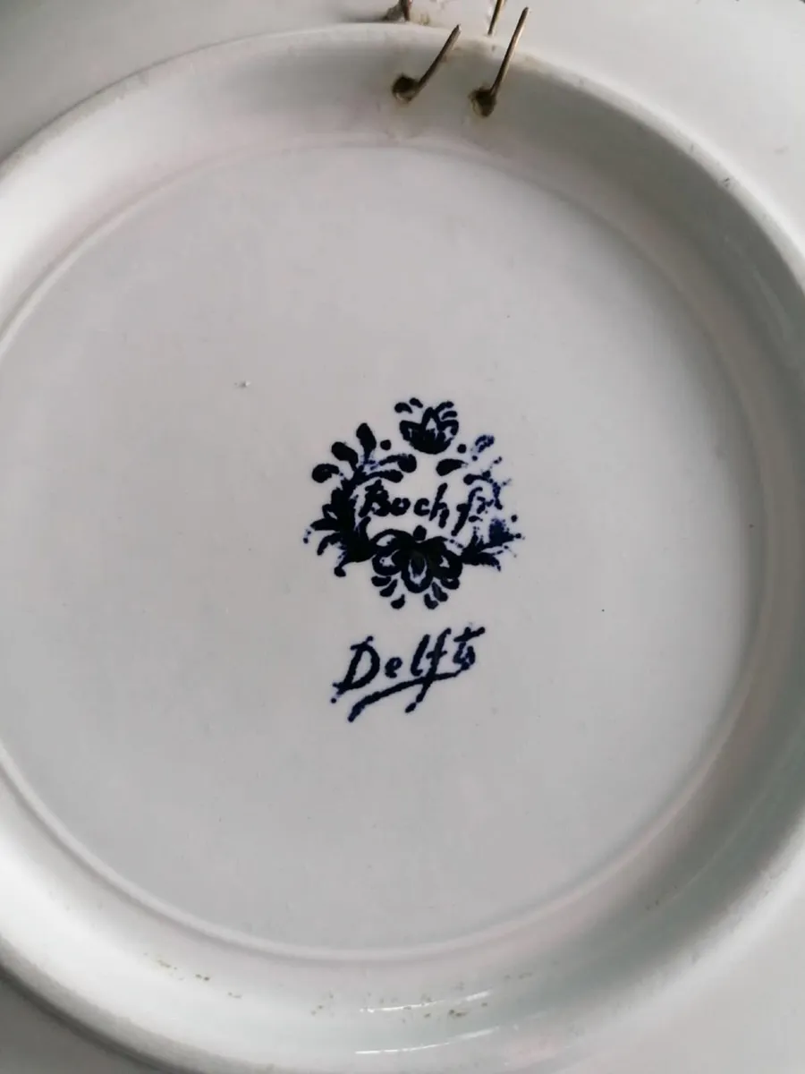 Vintage Royal Sphinx by Boch "Delft" Wall Plate - Image 3