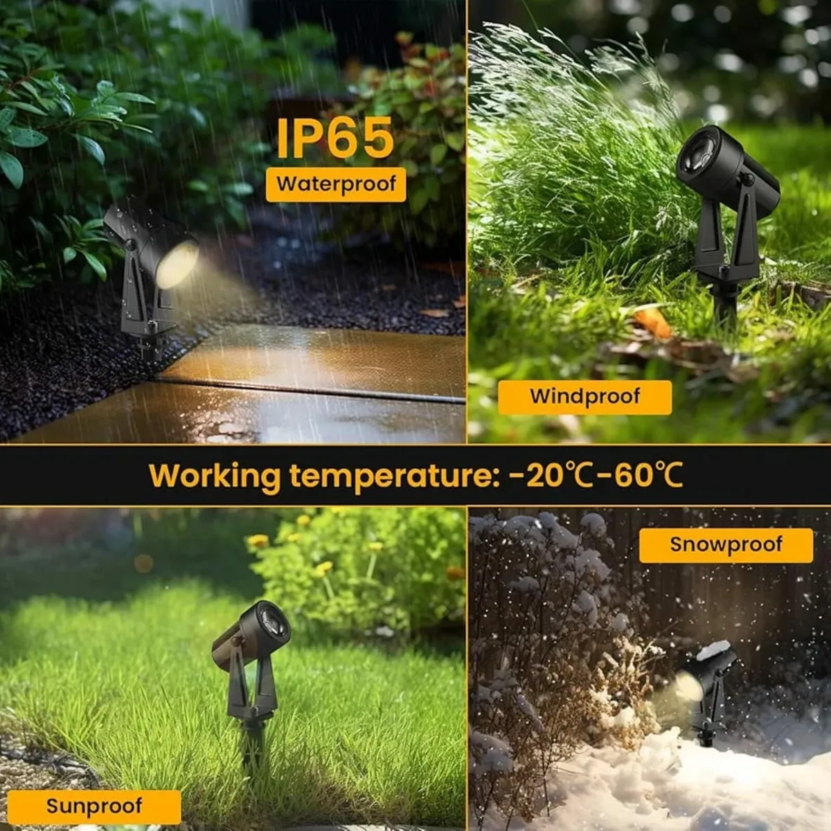 32m 10-in-1 LED Landscape Lights 2W Warm White 300 - Image 4