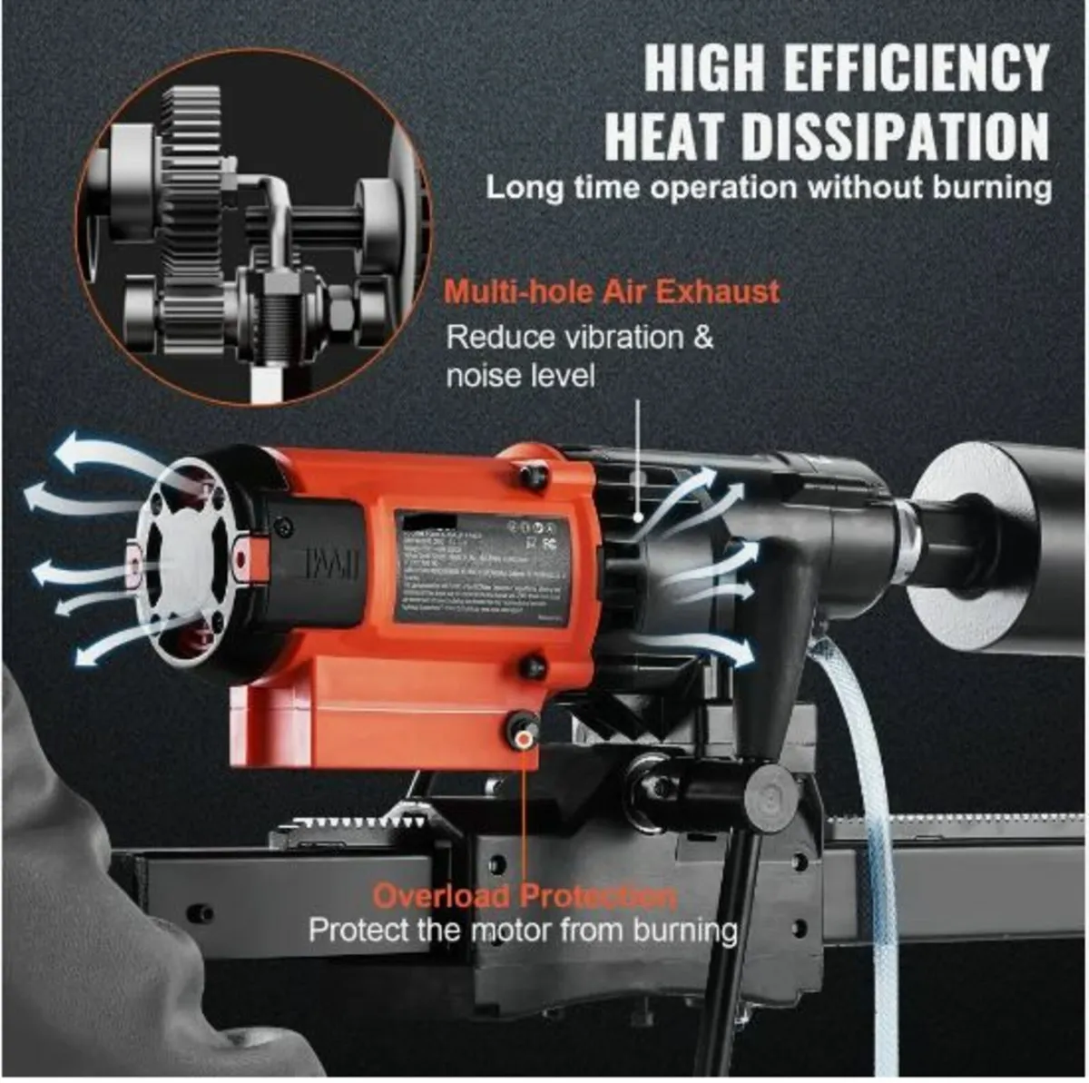 Wet&Dry Diamond Core Drill Machine Concrete - Image 3