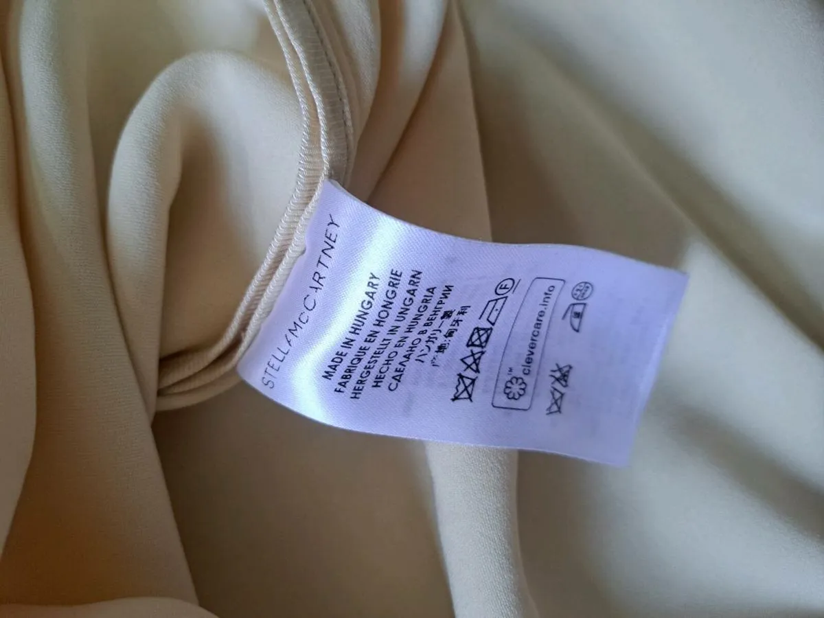 Stella Mccartney Cream Ruffle blouse M - Image 4
